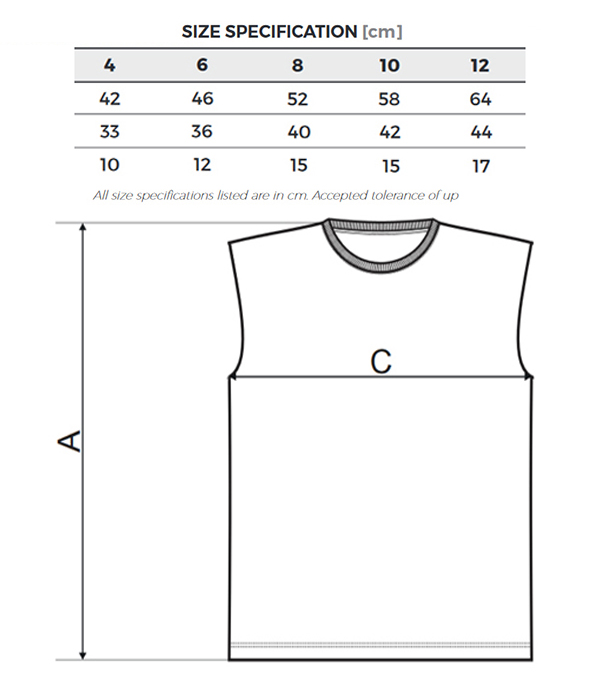 Detské tričká bez rukávov v MambaMusicMerch